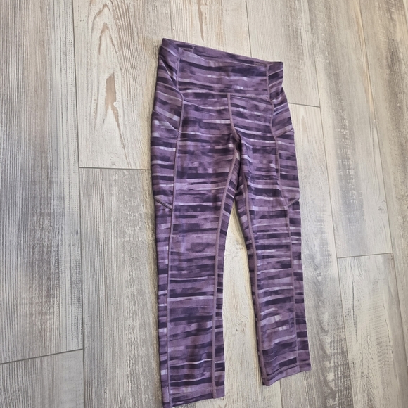 Lululemon Athletica Speed Up Crop 21" Shadowed Smoked Mullberry Leggings - Picture 12 of 15